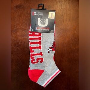 NBA Ultra Game Chicago Bulls Men’s Low Cut Socks - 3 Pair - Shoe Size 6-12